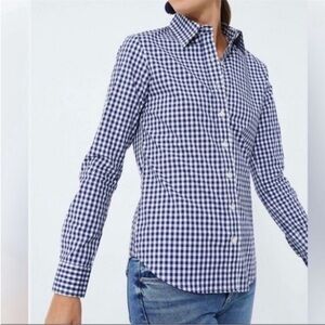 UNTUCKit Top 6 Gingham Blue